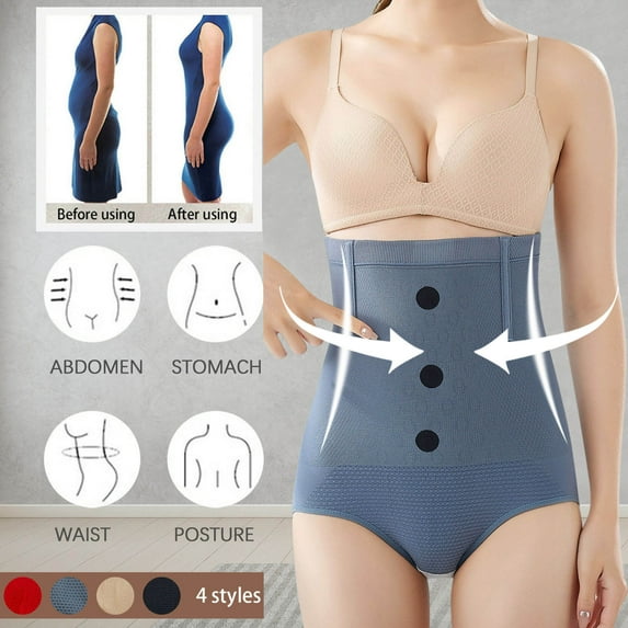 HUPOM Women'S Panties Underwear For Women In Clothing High Waist Casual Tie Seamless Waistband Gray 2XL