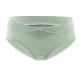 thumbnail image 1 of HUPOM Women'S Panties Underwear For Women In Clothing Period Activewear Sash Tie Drop Waist Green 2XL, 1 of 9