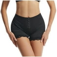 thumbnail image 1 of HUPOM Women'S Underwear Funny Underwear For Women Medium waist Elastic Waist Solid Briefs Black 4XL, 1 of 8