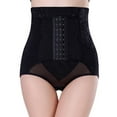 thumbnail image 1 of HUPOM Womens Cotton Underwear Womens Panties High Waist Leisure Hook Elastic Waist Black 2XL, 1 of 3