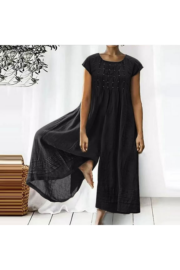 Womens Dress Pants Stretchy Pants Chinos High Waist Rise Short Straight-Leg Black L