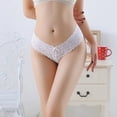 thumbnail image 1 of HUPOM Womens Panties Panties In Clothing Thong Leisure Tie Seamless Waistband White M, 1 of 9