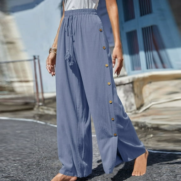 HUPOM Womens Scrub Pants Joggers Cargo Pants Legging High Waist Rise Full Straight-Leg 3XL