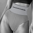 thumbnail image 1 of HUPOM Womens Thongs Underwear Panties For Girls High Waist Activewear None Elastic Waist Gray M, 1 of 5