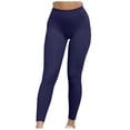 thumbnail image 1 of HUPOM Womens Wide Leg Pants Casual Cargo Pants Track Pants High Waist Rise Full Straight-Leg Navy L, 1 of 5