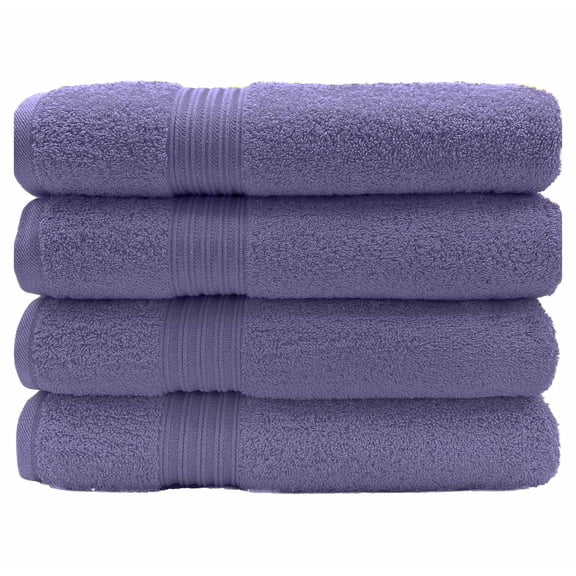 HURBANE HOME 4 Piece Super Soft Bath Towels for Bathroom, Highly Absorbent, Cotton Towels