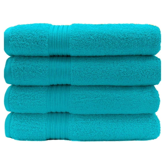 HURBANE HOME 4 Piece Super Soft Bath Towels for Bathroom, Highly Absorbent, Cotton Towels
