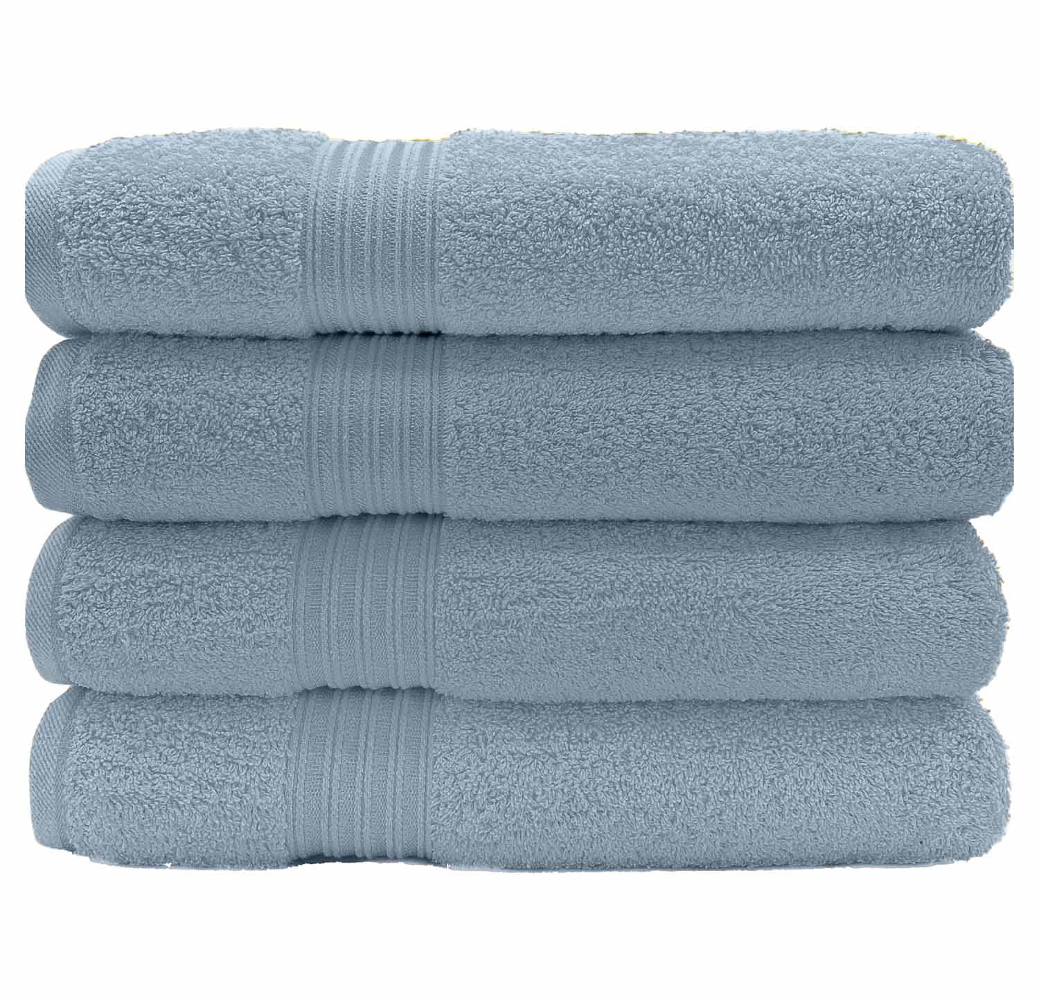 HURBANE HOME 4 Piece Super Soft Bath Towels for Bathroom, Highly Absorbent, Cotton Towels