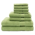 thumbnail image 1 of Hurbane Home 100% Cotton Luxury Bath Towel Set for Bathroom - 8 Piece - Sage Green, 1 of 8
