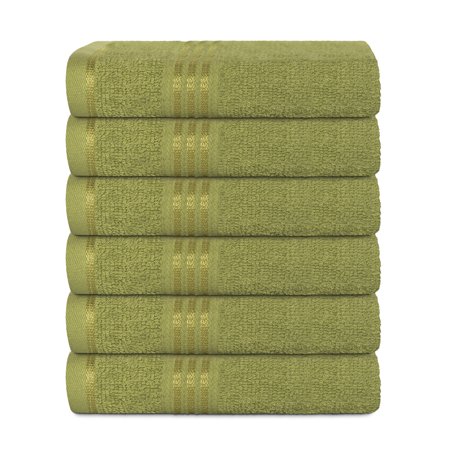HURBANE HOME Highly Absorbent Durable Quality 6 Pc Towel Set