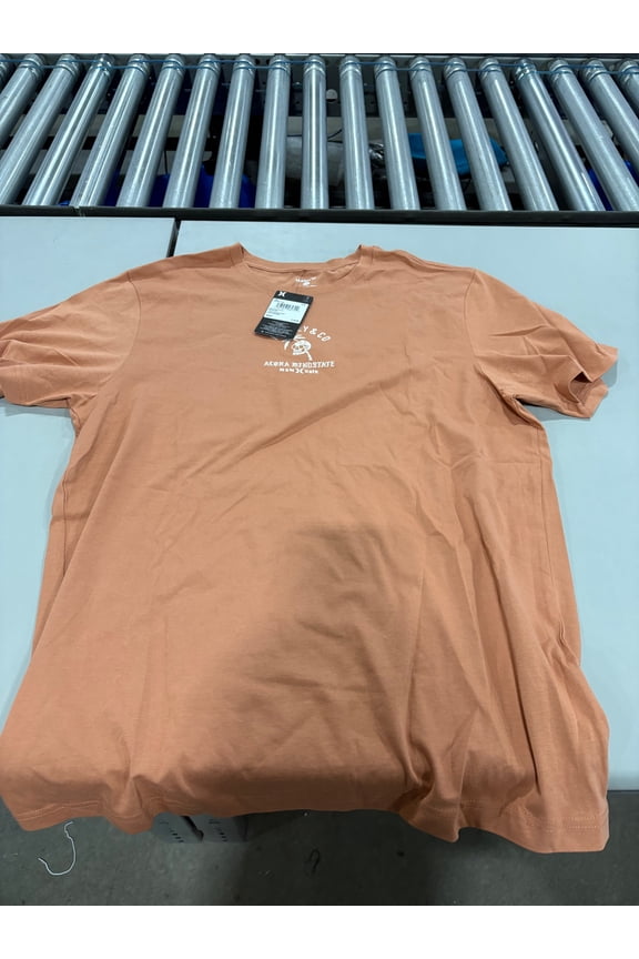 ALOHA SS TEE - SIZE: MEN L - RUST