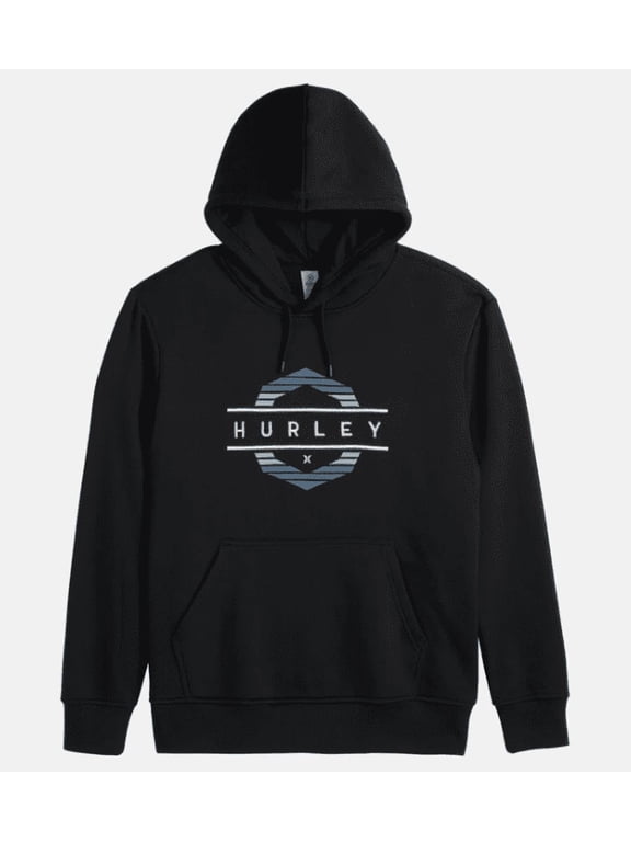 Black GRAPHIC PULLOVER HOODIE SWEATSHIRT BLACK MEDIUM