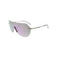 thumbnail image 1 of Hurley Miami - HSL2004PS_516, shield sunglass, silver frame & smoke solid w/ lilac mirror polarized lens + ar coating, 1 of 5