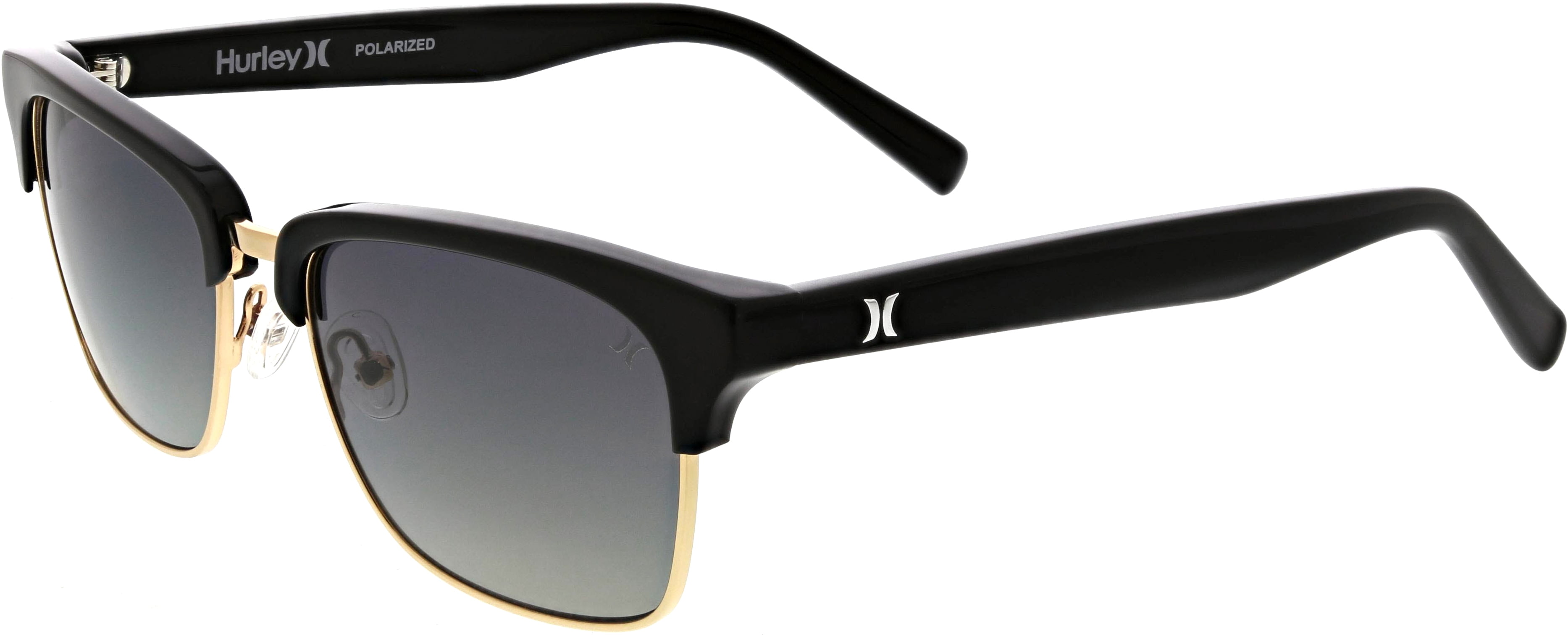 HURLEY Womens Classic Retro Browline Combo Prescription Sunglasses