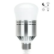 HURRISE Dusk to Dawn LED Light Bulbs, 12W Smart Sensor Bulb E26/27 Built-in Photosensor Detection Auto On/Off, 6000K Cold White, Indoor/Outdoor Lighting Lamp Garage, Hallway, Yard, Porch, Basement