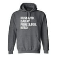 thumbnail image 1 of HUSBAND.DADDY.PROTECTOR.HERO. Adult Hooded Sweatshirt, 1 of 3