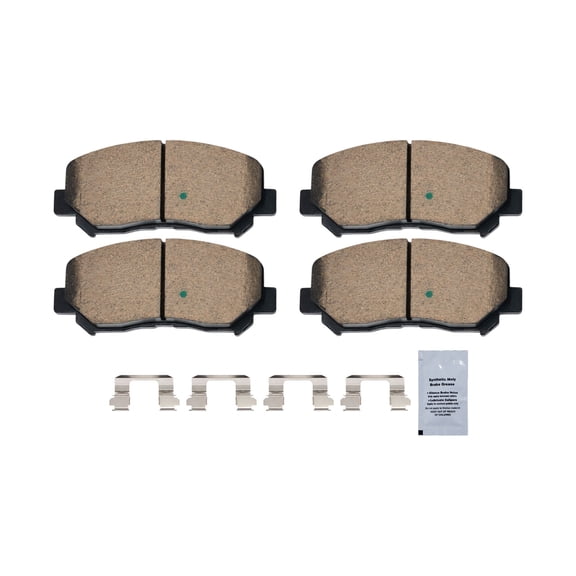 HUSCH Front Ceramic Brake Pad Kit D1640 Fit For 2015-2017 Chrysler 200, For 2013-2016 Dodge Dart