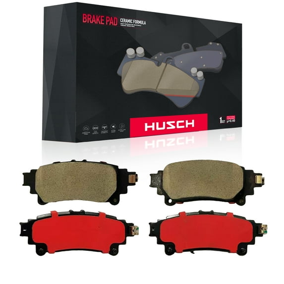HUSCH Rear Carbon Fiber Ceramic Brake Pads D1391 Fit For Toyota Highlander 14-19