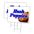 thumbnail image 1 of HUSH PUPPIES 2 Pack Of 18" x 24" Yard Sign & Stake | Advertise Your Business | Stake Included Image On Both Sides | Made in The USA, 1 of 3