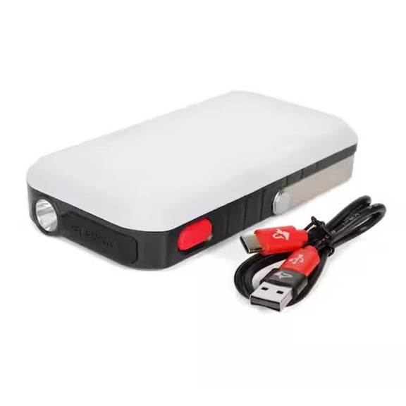 HUSKY 500 Lumens 3 in.-1 Rechargeable Utility Light with 10000 MAH Power Bank