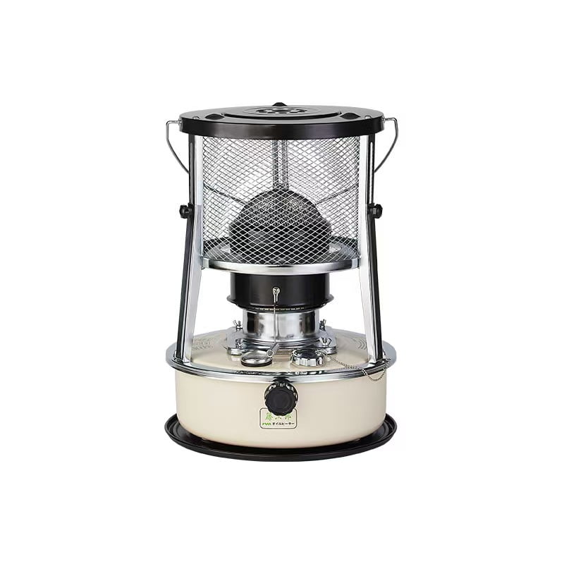 HUSPUR Emergency Heater For Outdoor, Camping Stove Mobile Non Electric Kerosene Heater 8900 BTU Radiant Heaters For Winter Hiking Tent 4.5L Green 6 Wicks
