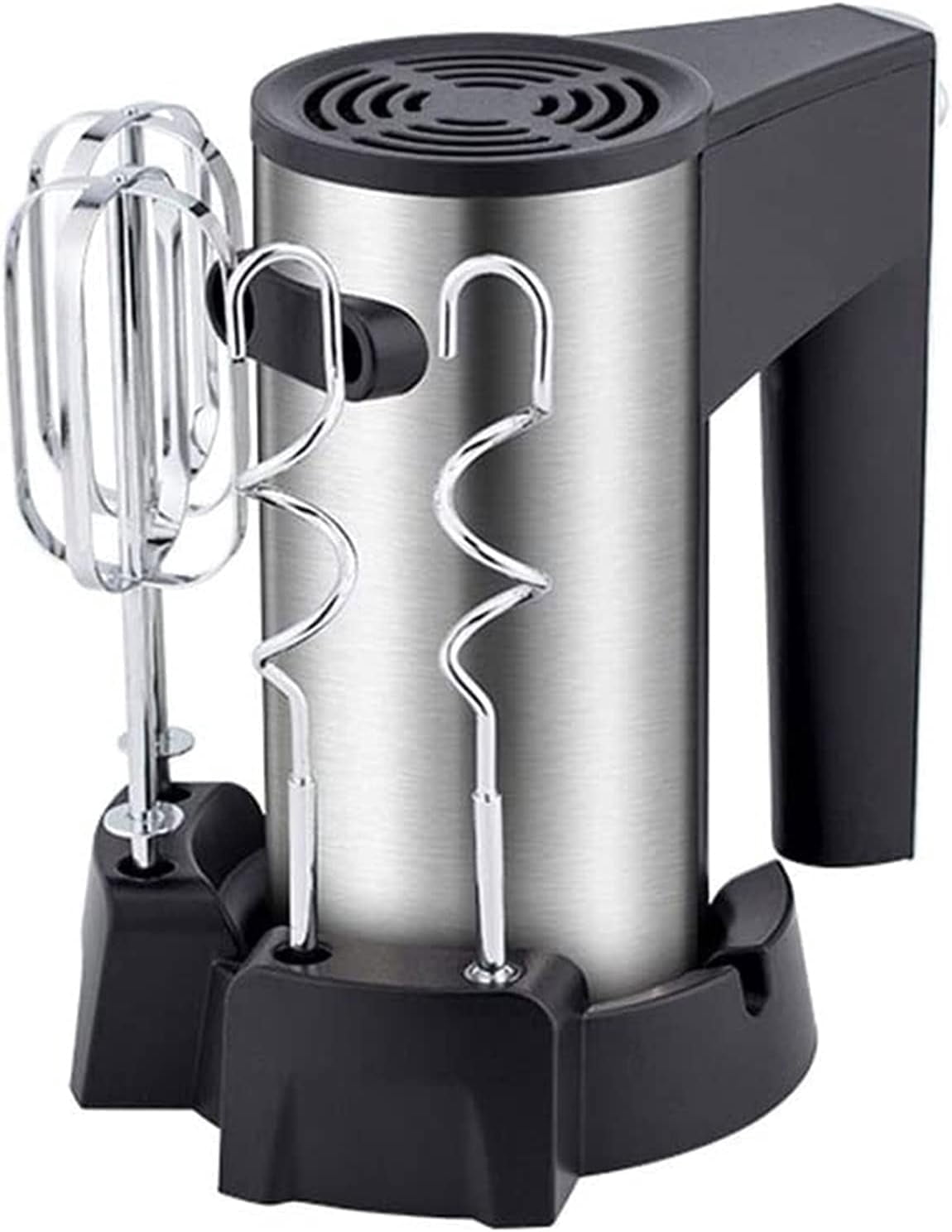 HUSPUR Hand Mixer Electric 200W 5 Speed Powerful with Turbo Handheld Mixer for Baking Cake Kitchen Mixer with Beaters Dough Hooks Whipping Mixing Cookies Batters Meringues Mashed Potatoes