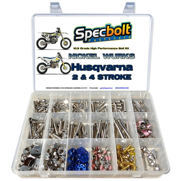 HUSQVARNA NICKEL WURKS DRESS UP BOLT KIT