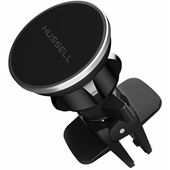 HUSSELL 360 Adjustable Magnetic Car Phone Mount Universal Air Vent Phone Holder for iPhone, Samsung Galaxy, LG, Huawei & Any Smartphone