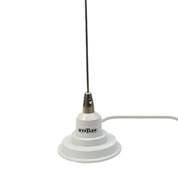 Hustler MBM CB Radio Antenna Magnet Mount - 95 Lb Pull, 5" Magnet, 16 Ft RG-58 Coax, 3/8"-24 Thread