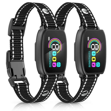 HUTACT Bark Collars for Two Dogs, 2 Pack Anti Barking Collar Bark Control Collar for Dog Training with 3 Modes for Large Medium Small Dogs, 8 Levels
