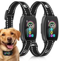 HUTACT Bark Collars for Two Dogs, 2 Pack Anti Barking Collar Bark Control Collar for Dog Training with 3 Modes for Large Medium Small Dogs, 8 Levels Beep Vibration Shock