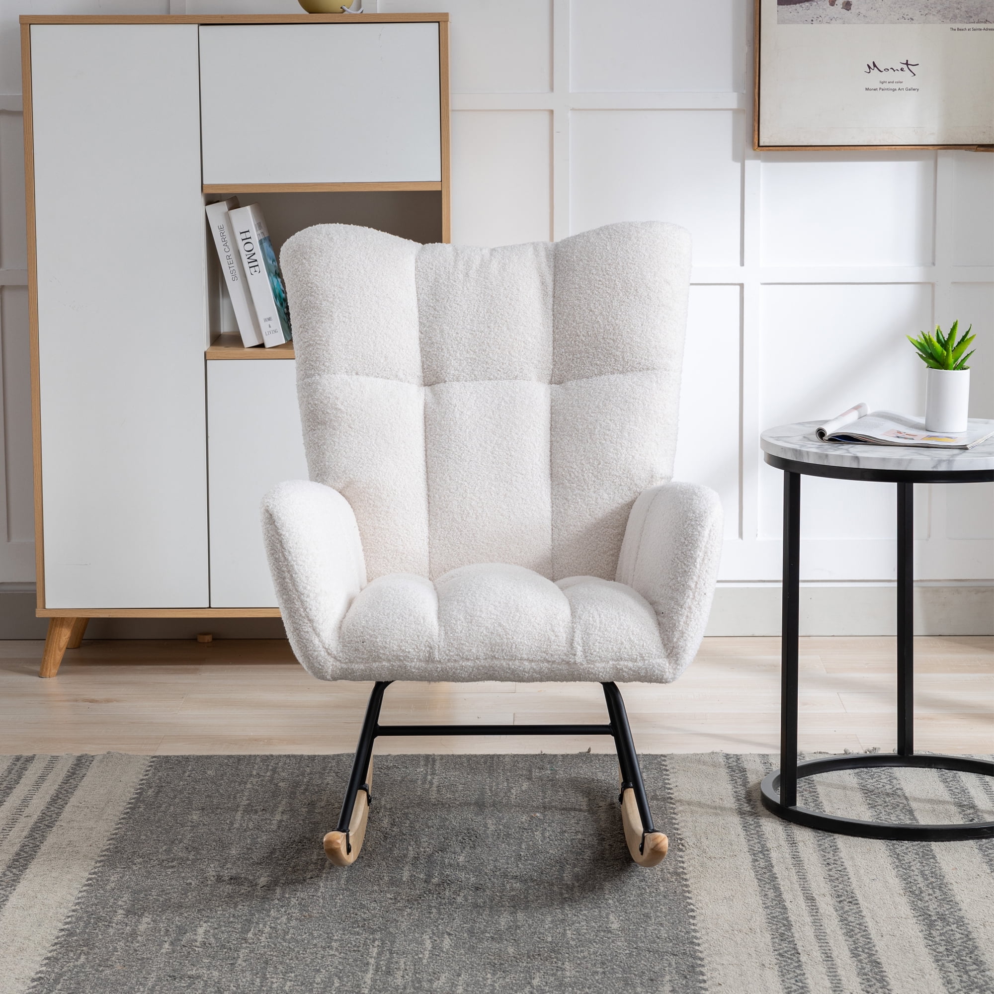 Side table top for nursing chair