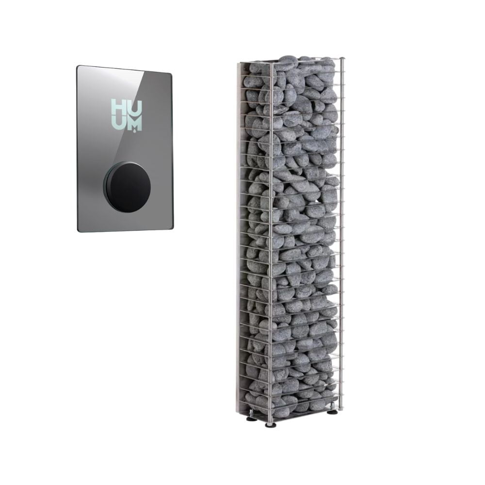 HUUM Cliff Sauna Heater 10.5KW w/ UKU Wifi Mirror