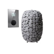 HUUM Hive 12kW Series Sauna Heater with UKU Wifi Mirror Control Bundles (Sauna Stones Included)