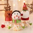 thumbnail image 1 of HUUXIW Christmas Candy Jar Santa Claus Animal Snowman Gift Box Xmas Transparent Cookies Storage Organizer, 1 of 10