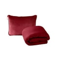 thumbnail image 1 of HUUXIW Cozy Travel Blanket And Pillow High Fine Plush Fabric For Comfort Travel Essentials red, 1 of 6