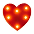 thumbnail image 1 of HUUXIW Durable Light Marquee Lights For Wedding Decoration Heart Neon Sign Battery Operated Neon Sign red, 1 of 6