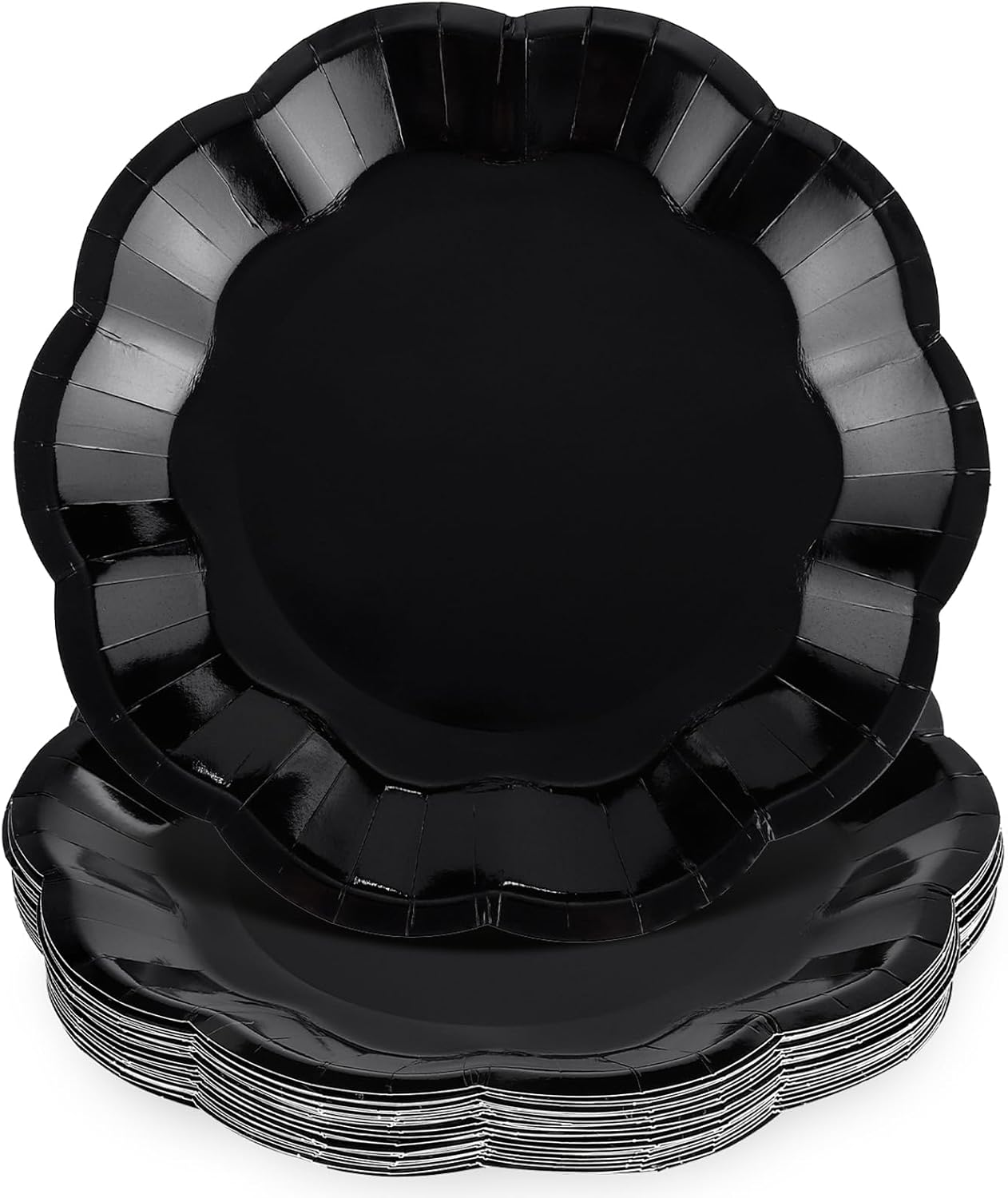 huvbnawq-30pcs-black-paper-plates-9-in-scalloped-party-plates-black