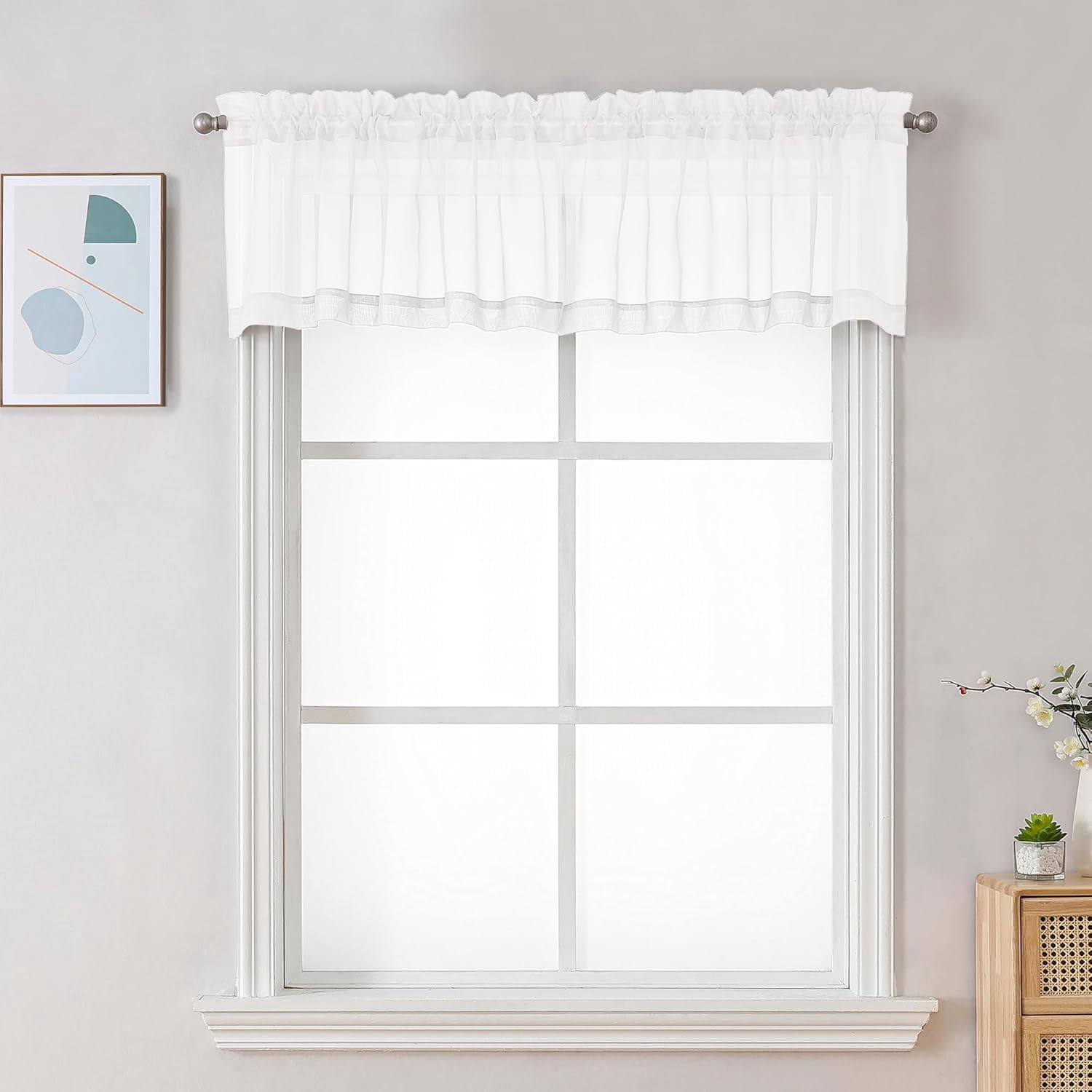 White Valances For Windowsnull