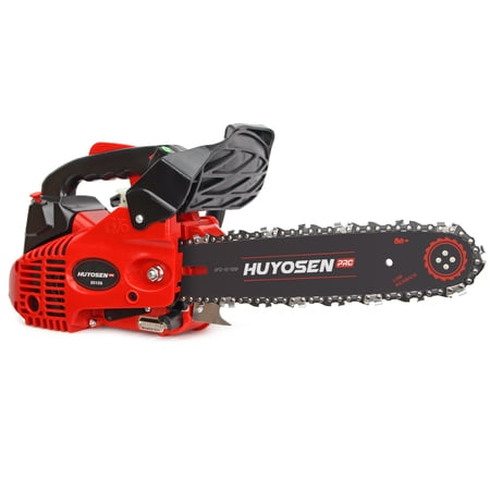 HUYOSEN 12 in. 25CC Handheld Gas Powered Chainsaw 2-Stroke for Farm/Garden/Ranch 2512S