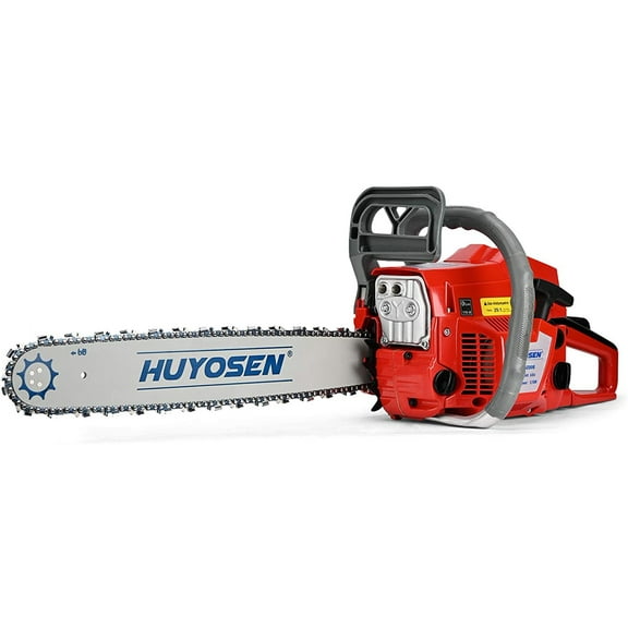 Open Box HUYOSEN 20 62cc 2-Cycle Gas Powered Chainsaw, Automatic Oiling System, Low-Kickback Bar