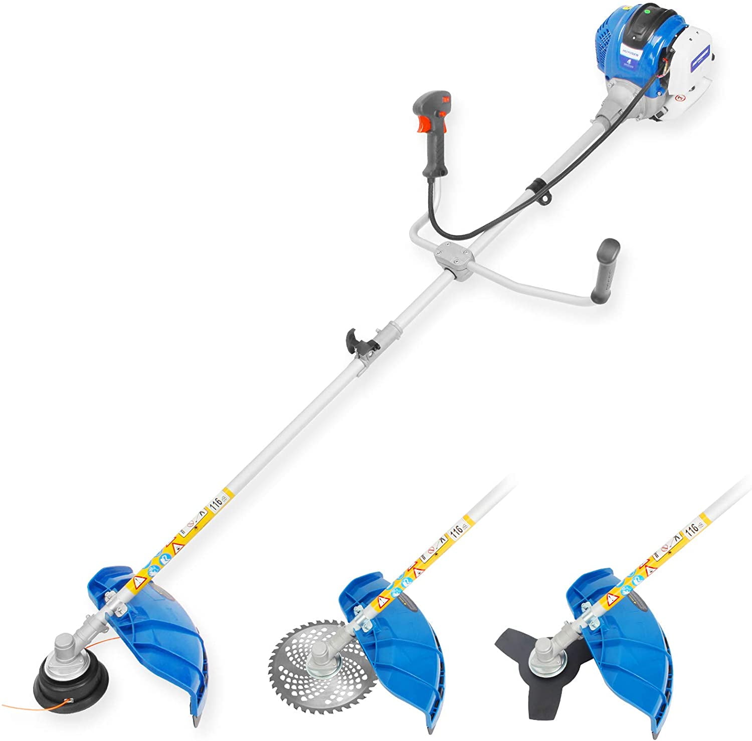 HUYOSEN 38.9cc Weed Eater String Gasoline Powered Brush Cutter Straight