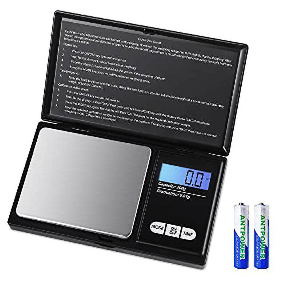 HUYVMAY Digital Pocket Scale, 500g/0.01g Gram Scale, Weed Scale Digital  Weight Grams and Ounce, Mini Small Food Scale Jewelry Scale with Tare