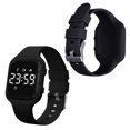 thumbnail image 1 of HUYVMAY Kids Digital Pedometer Watch,USB Rechargeable Watch with Alarm Clock/Stopwatch/Calorie/Distance/Step Tracker for Boys Girls (Age Group 5-16), 1 of 8