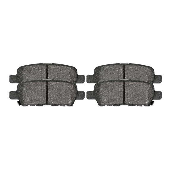 HUZOK 4pcs Disc Brake Pad Kit Set Rear Left Right Black Ceramic Slotted for Suzuki,for Nissan 7.2 in-Depth PGD905QS SCD905