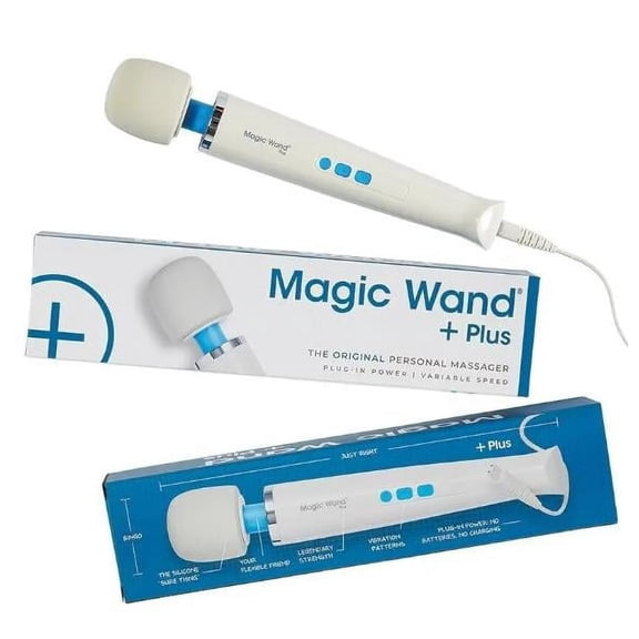 HV-270 Muscle Relaxation Vibration Wand, Electric Magic Stick Massager Rechargeable Cordless Multi functional Variable Speed Belt with Soft Silicone Head and Strong Motor, Suitable for Deep, Rumble