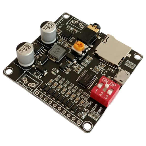HV20T Voice Playback Module Board MP3 Music Player 10W 20W 12V 24V Playback Control Electronic Projects