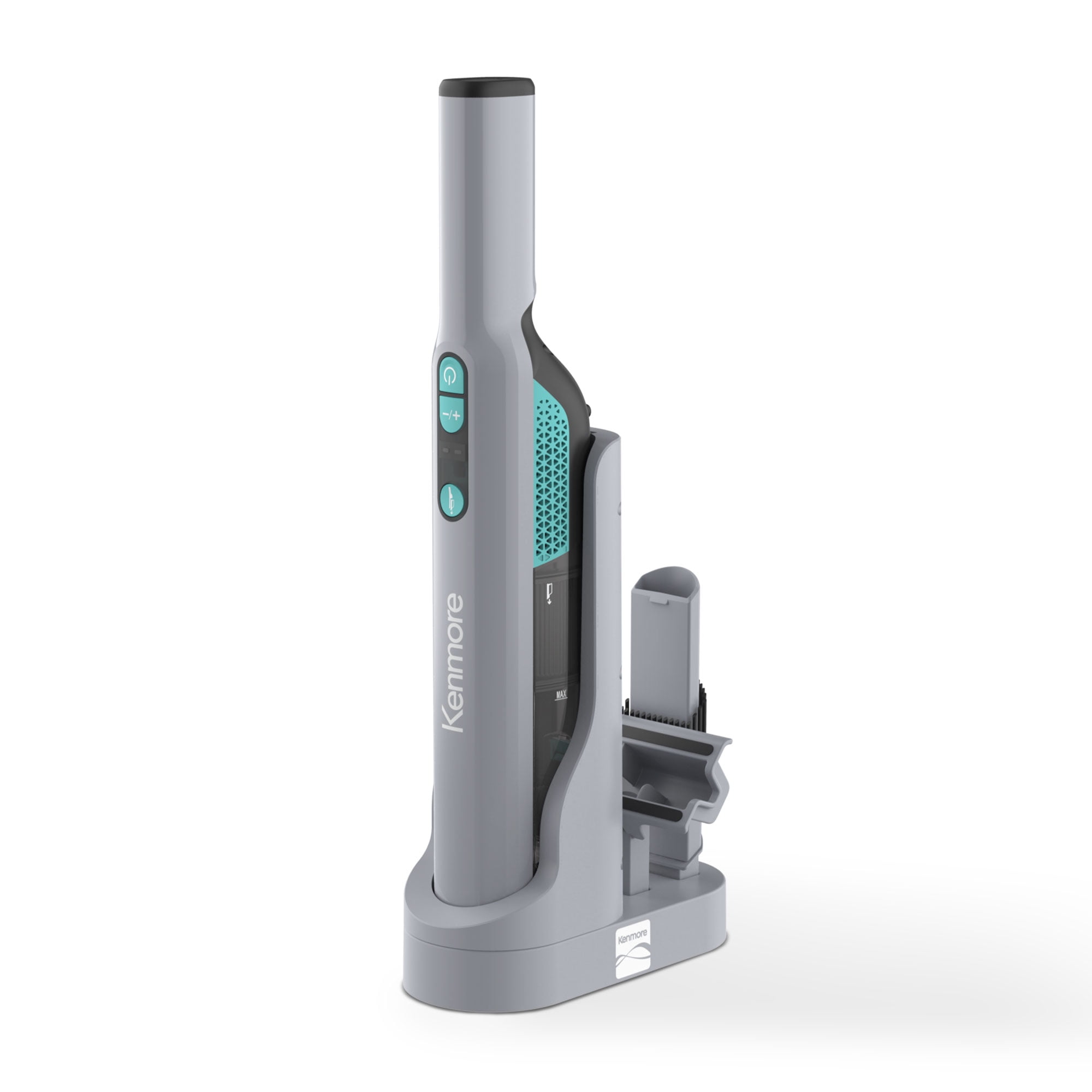 Kenmore 11.1V Cordless Hand Vacuum, Pet Friendly, For Home, Car, Office, Lightweight, Powerful Suction, 2-Speed Control, HV3006, Gray