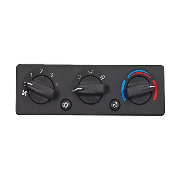 HVAC A/C Heater Climate Control Module For Peterbilt Trucks 337 348 389, Air Conditioning Heater Control Switch Replacement OEM Q21-6119-black-A