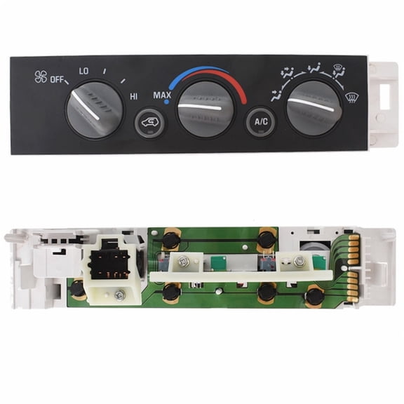 HVAC AC Heater Control Panel Replacement for Chevy GMC C1500 C2500 C3500 K1500 K2500 K3500 Pickup Silverado Suburban 1996 1997 1998 1999 2000 9378815 w/o Rear Window Defogger